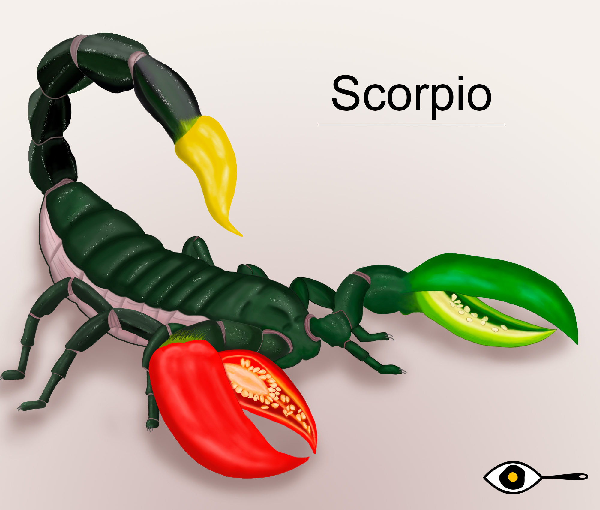 Zodiac ♏️ FOOsymDolism 😋 Scorpio 🦂🌶